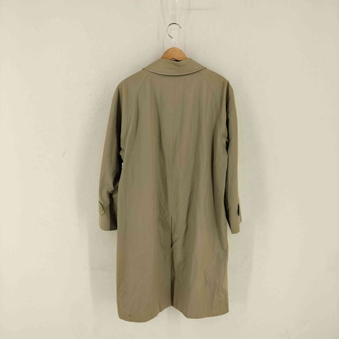 バーバリーズ BURBERRYS 70-80s 裏地ノバチェック 比翼 ステンカラーコート メンズ